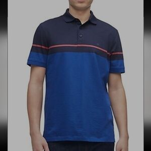 CALVIN KLEIN MEN'S LIQUID TOUCH GOLF POLO.SGIRT NEW LARGE